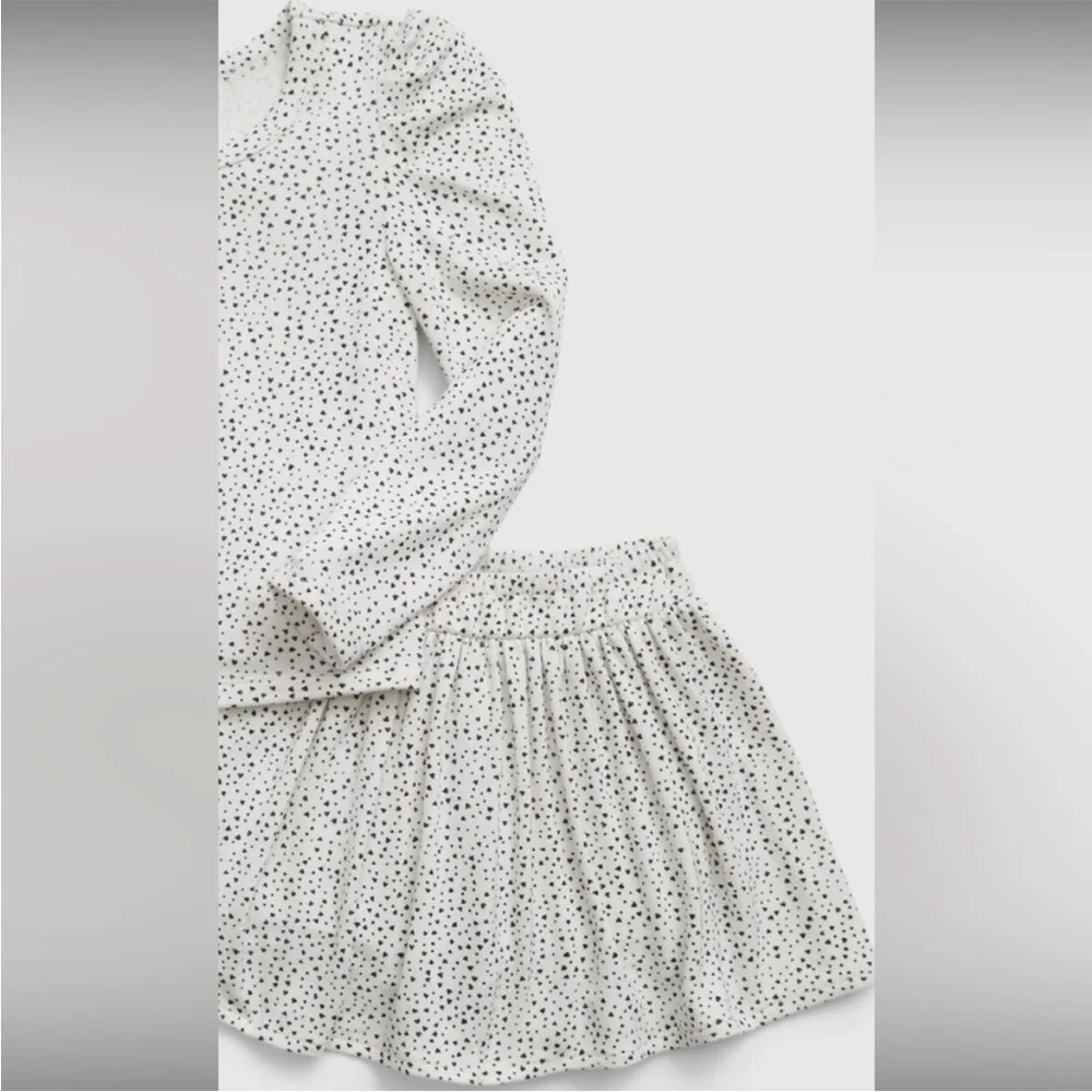 Gap Toddler, off white, Softspun Skort Outfit Set, 5 years